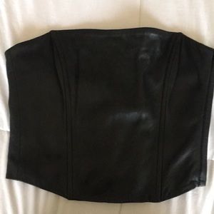 Express bustier genuine leather size 3/4